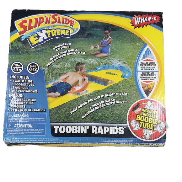Slip 'N Slide Extreme Toobin' Rapids w/ Boogie Tube Ages 8-12 Water Slide Tubing - Picture 1 of 8